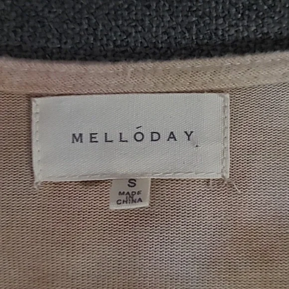 Melloday tie dye v-neck sweater‎ - Picture 4 of 4